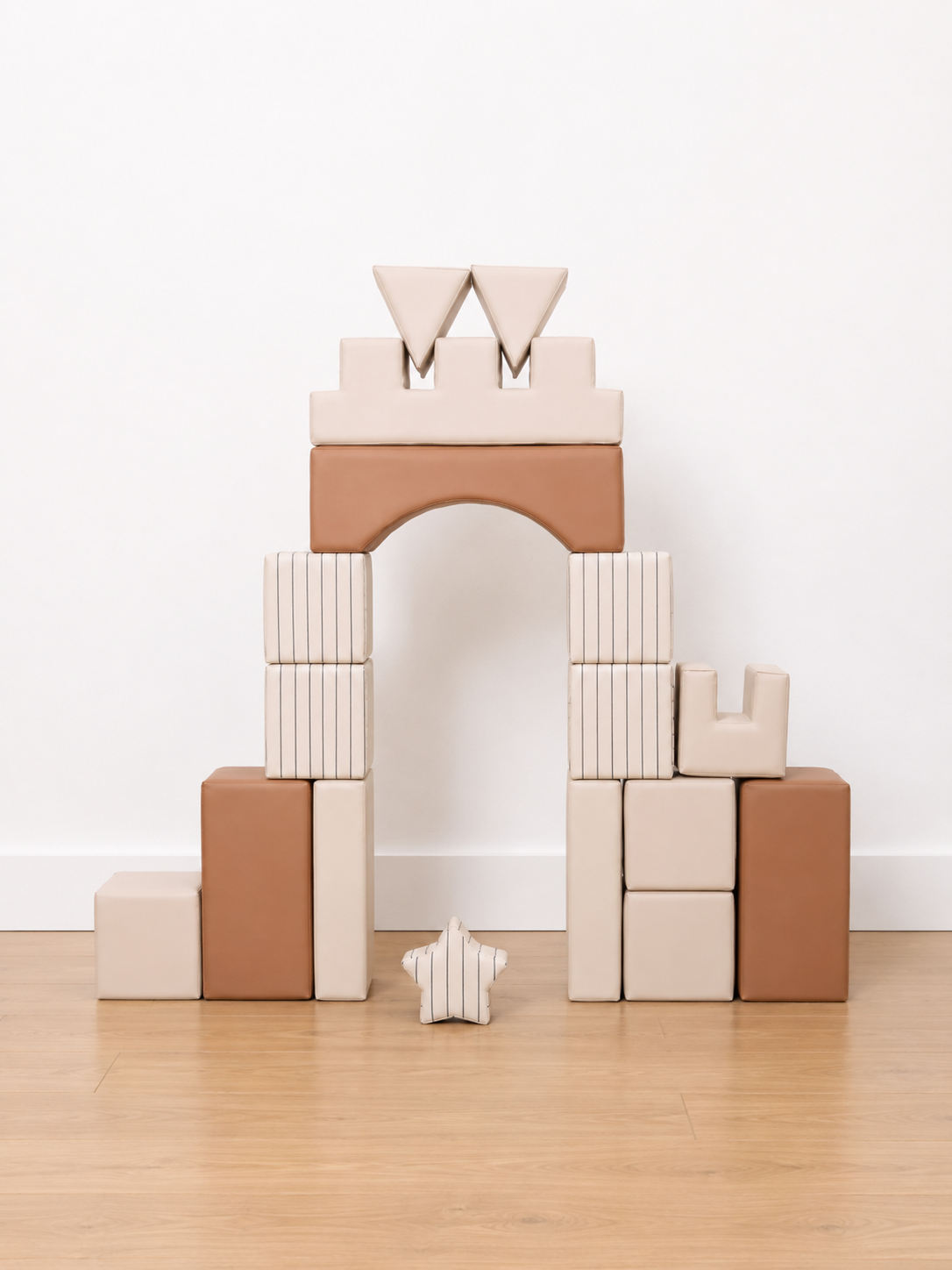 Castle Blocks in Sand